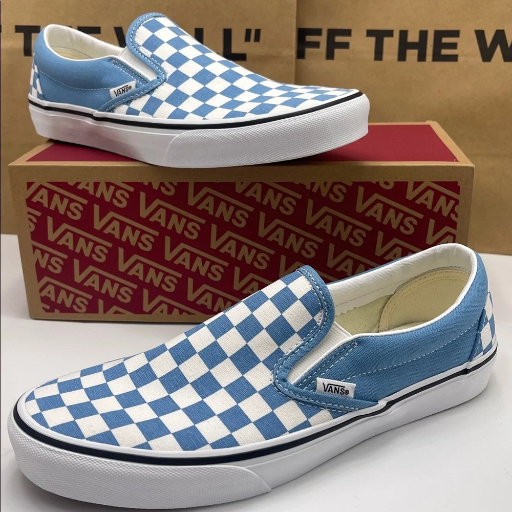 Vans •WMNS Classic Slip-On
Color Theory Checkerboard Heritage Blue
VN000D6BE2W - Picture 1 of 16